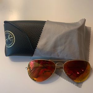 RayBan Red Aviator